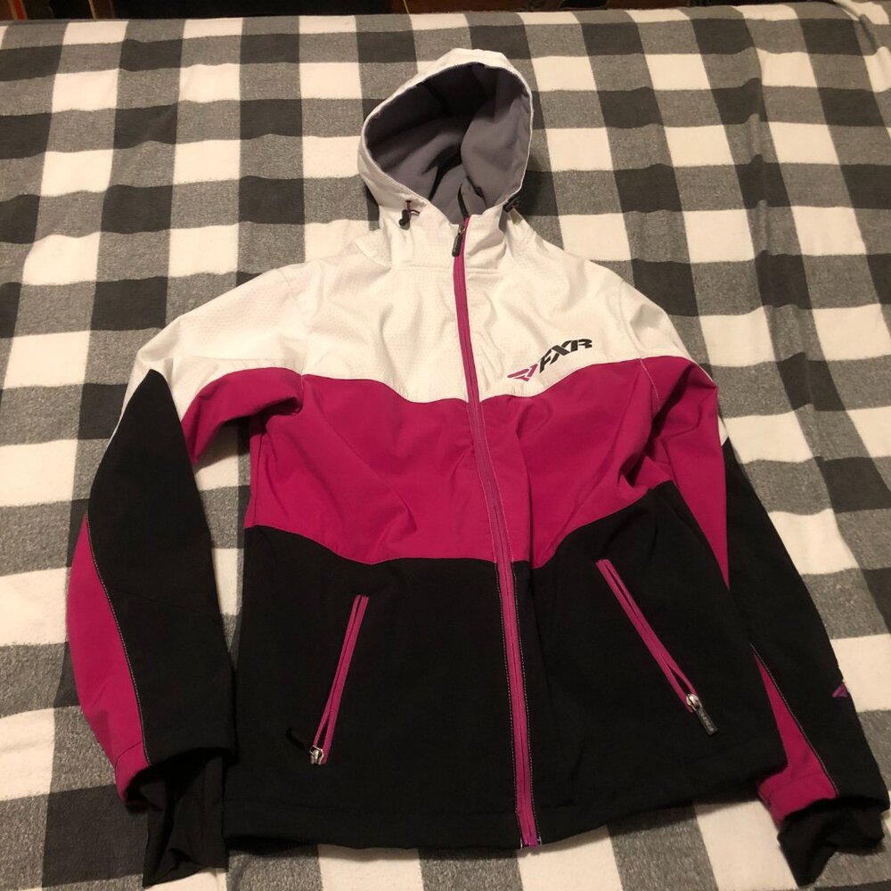 FXR Racing Extreme Performance Equiptment Women Skiing Soft Shell Jacket Size 10 - Picture 2 of 8